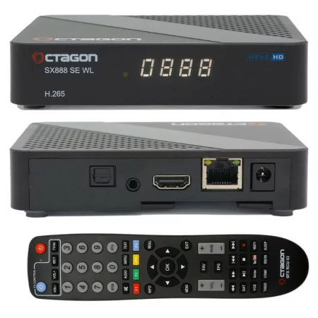 Octagon SX888 WL SE V2 - Definesat IPTV - Wi-Fi - H.265 Full HD