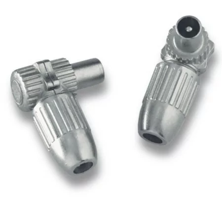 Conector de Antena IEC Macho - Alcad - Coaxial RG6 - MC-000