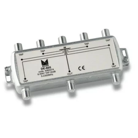 Repartidor Alcad - 6 Saídas - 20 dB - DE-605