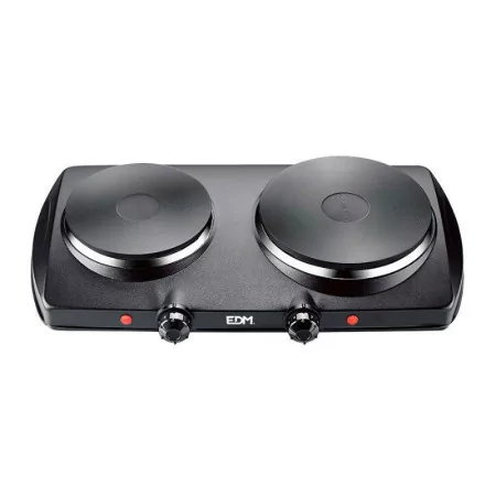 Portable Electric Board 2 EDM Zones - 1400W - Black - 07659