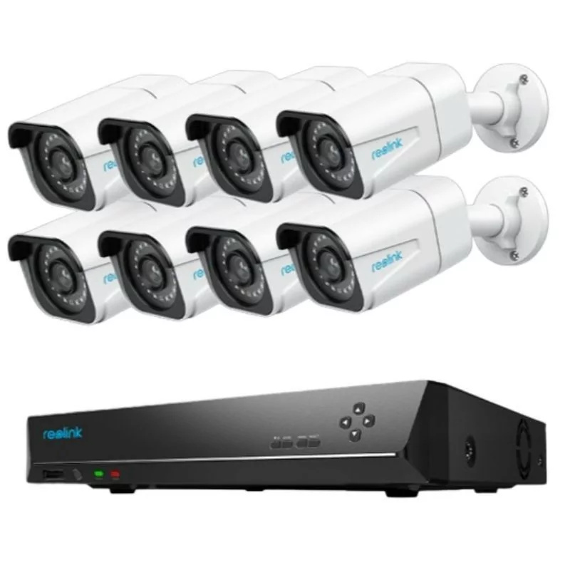 Kit Vigilância Reolink PoE - 16 Canais - 8MP com Deteção Inteligente/Gravação - 3TB - 4K UHD Kit Vigilância Reolink PoE - 16 Canais - 8MP com Deteção Inteligente/Gravação - 3TB - 4K UHD