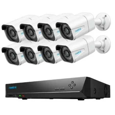 Kit Vigilância Reolink PoE - 16 Canais - 8MP com Deteção Inteligente/Gravação - 3TB - 4K UHD
