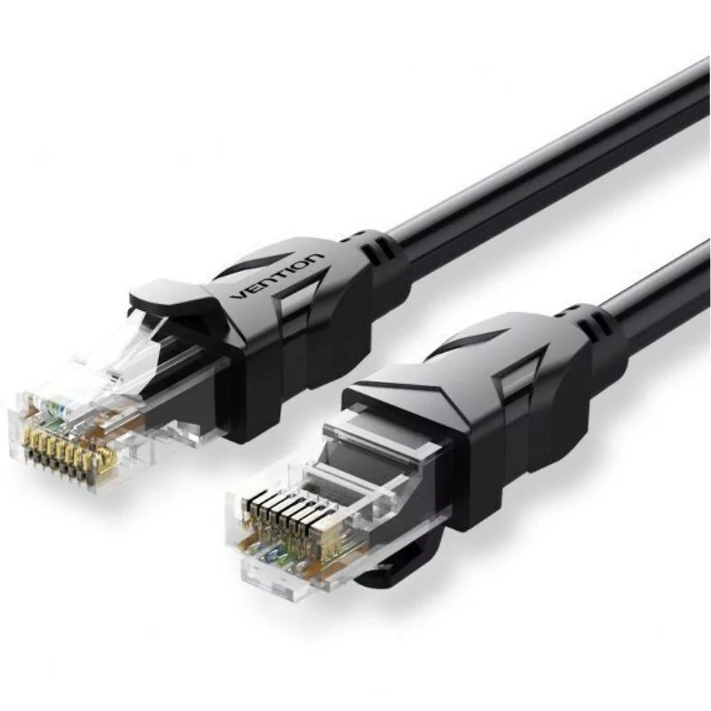 Cabo de Rede RJ45 Vention - Cat6 - 30 Metros - Preto - IBEBT