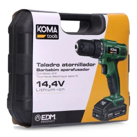 Taladro Aparafusador Koma Tools - Batería 14.4 - 1500mAh - 700RPM - 08376