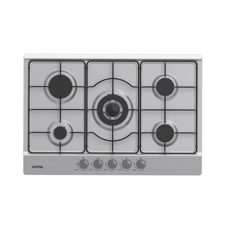 Placa a Gás Orima - 4 Queimadores + 1 - Inox - ORQ-75-X
