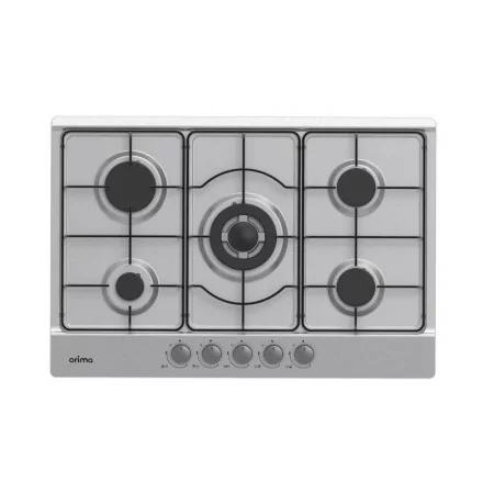Placa a Gás Orima - 4 Queimadores + 1 - Inox - ORQ-75-X