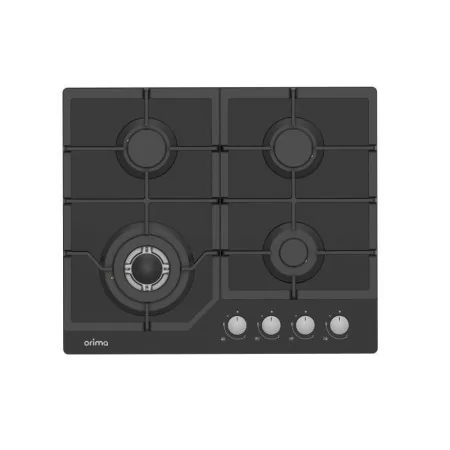 Orima Gas Hob - 4 Burners - Black - ORQ-46-VG
