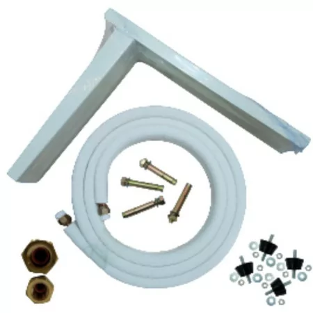Kit de Instalação de Ar Condicionado HTW - (5M, 1/4" - 3/8") + Esquadro + SilentBlock + TAC