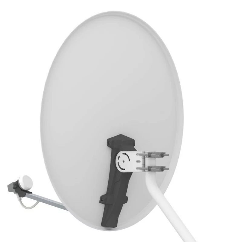 Antena Parabólica Alumínio 80cm - 80PB - AP0028 - 2 Grampos