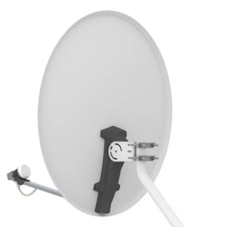 Antena Parabólica Alumínio 80cm - 80PB - AP0028 - 2 Grampos