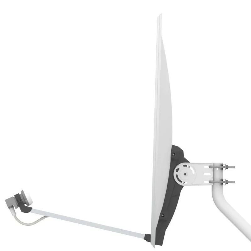 Antena Parabólica Alumínio 80cm - 80PB - AP0028 - 2 Grampos
