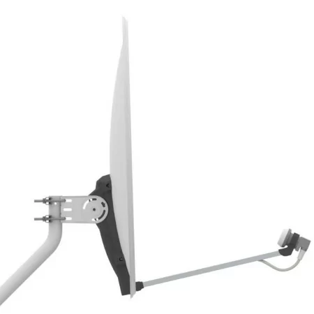 Antena Parabólica Alumínio 80cm - 80PB - AP0028 - 2 Grampos