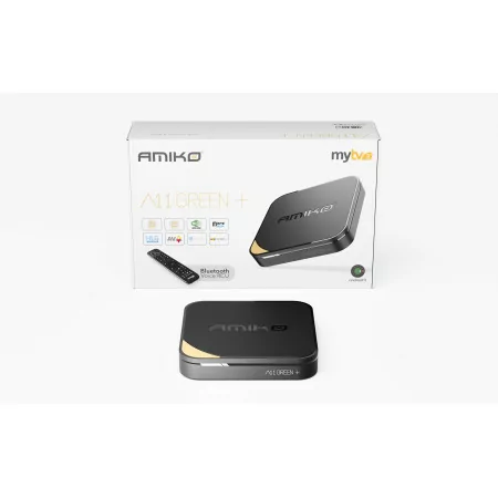 Amiko A11 Green+ BT - Box Android TV - 2GB/16GB - MyTV 3