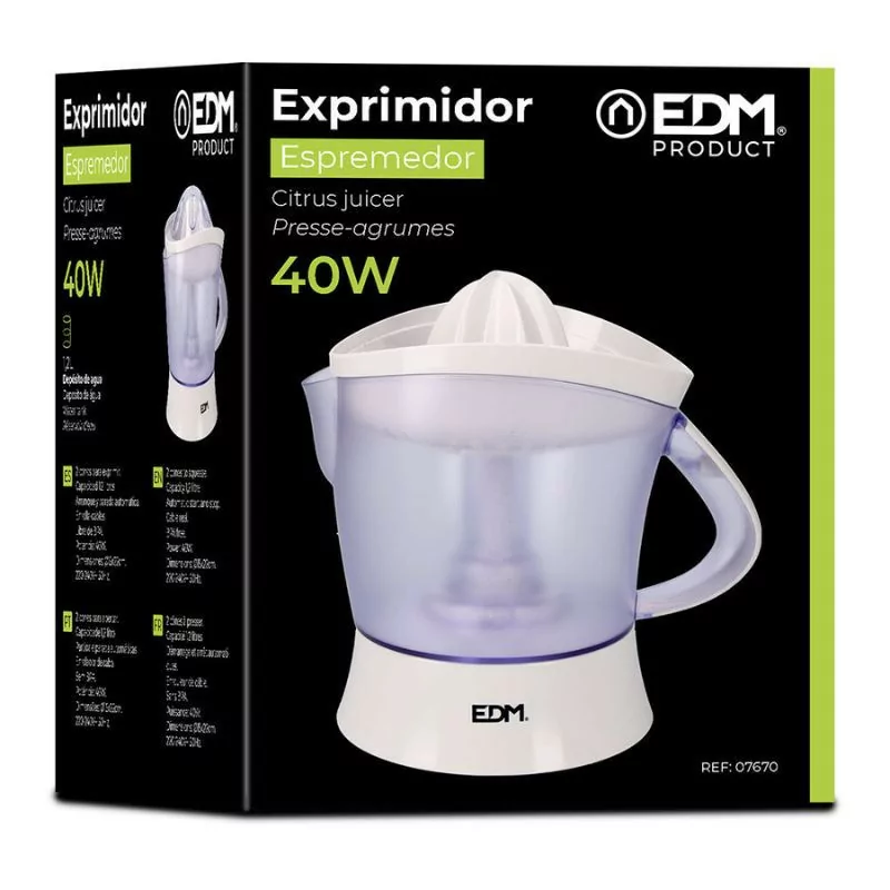 Espremedor EDM - 1.2L - 40W - 07670