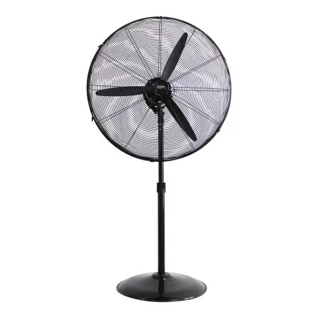 Ventoinha de Pé Industrial EDM - 117/156cm - Base Circular - 180W - Preto