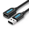 Extensor de Cabo USB 2.0 Vention CBIBJ / USB Macho - USB Fêmea / 480Mbps/ 5M / Preto