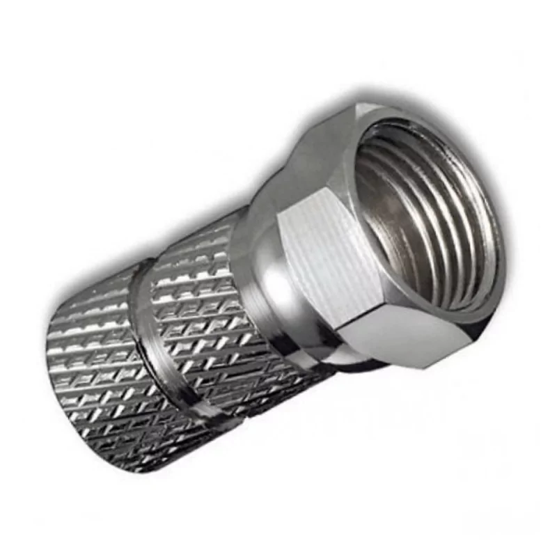 Fichas F Roscar Cable RG6 FR6V C/O-Ring (Saco 100 un) Fichas F Roscar Cable RG6 FR6V C/O-Ring (Saco 100 un)