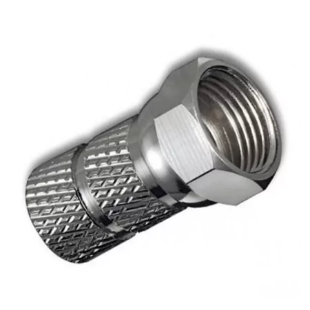 Fichas F Roscar Cable RG6 FR6V C/O-Ring (Saco 100 un)