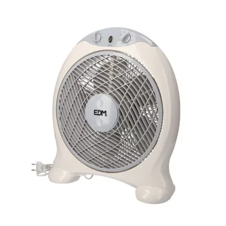 Ventoinha de Chão EDM - Box Fan - 45W - Branco/Cinza - 33951