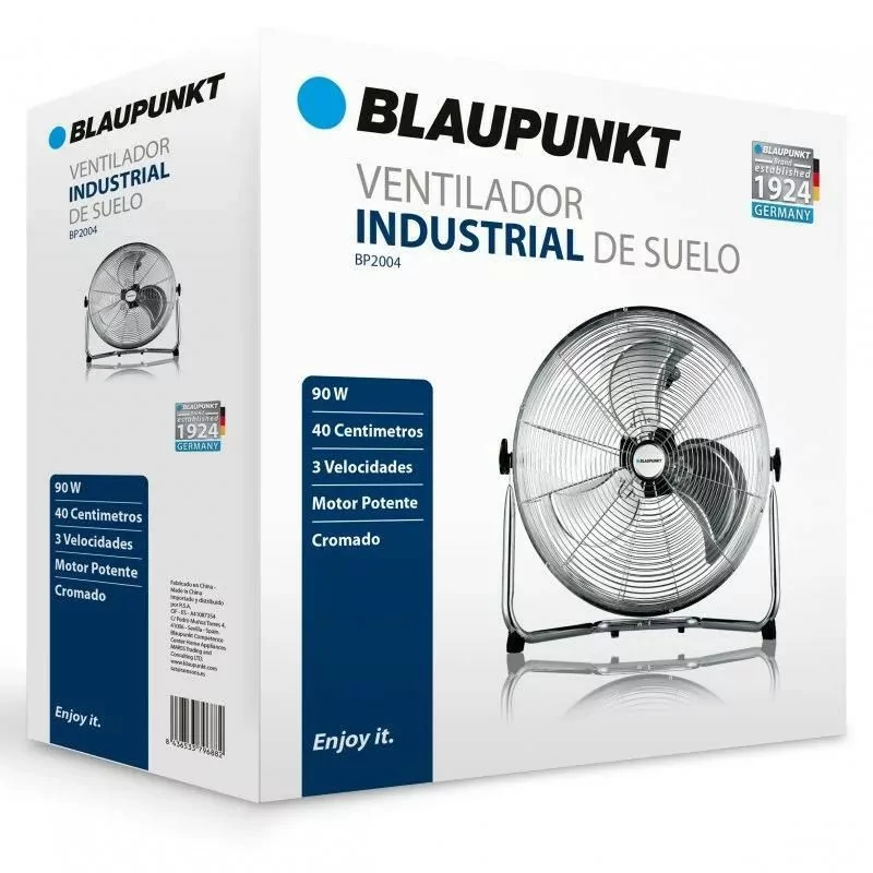 Ventoinha de Chão Blaupunkt BP2004 - 90W (40cm - 3 velocidades)