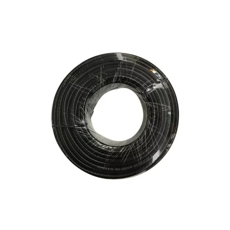 RG6 Black PVC Coaxial Cable - 25 meters
