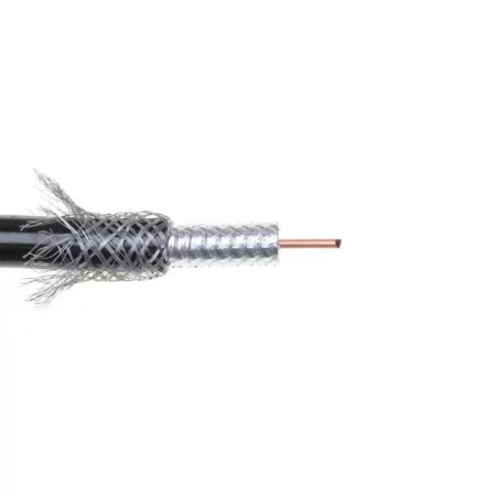 Cable Coaxial RG6 Negro PVC - 25M