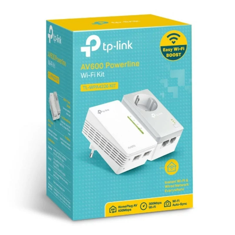 Powerline TP-Link Wireless AV500 TL-WPA4226 KIT (Pack2)