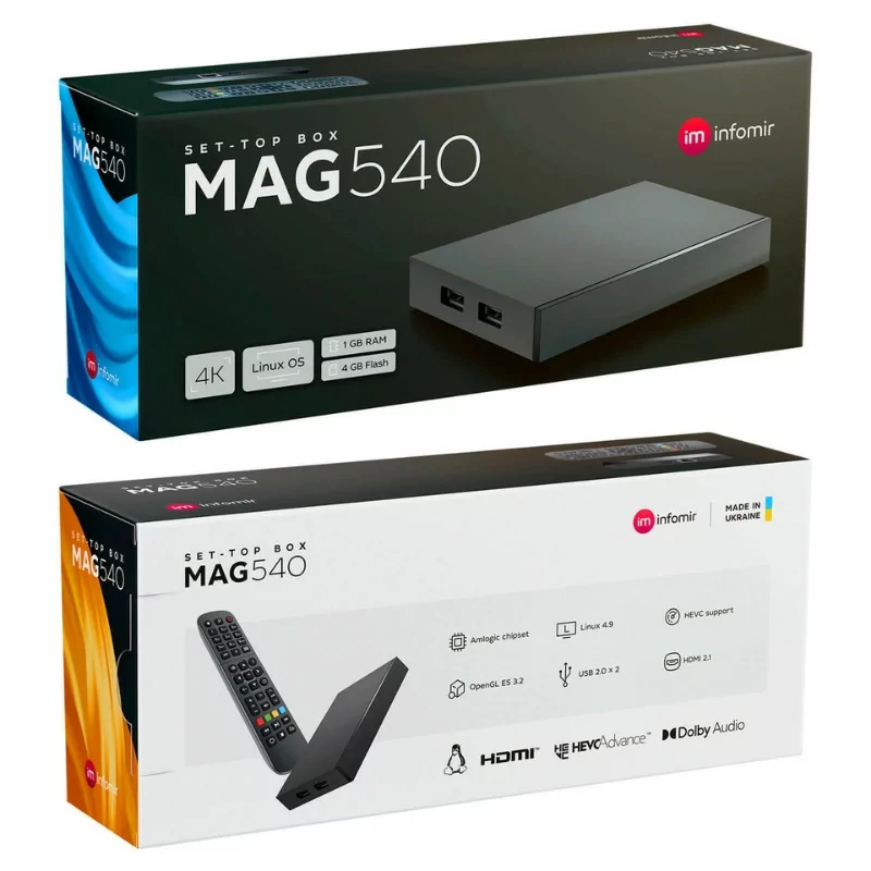 MAG 540 - Box IPTV - Linux 4K