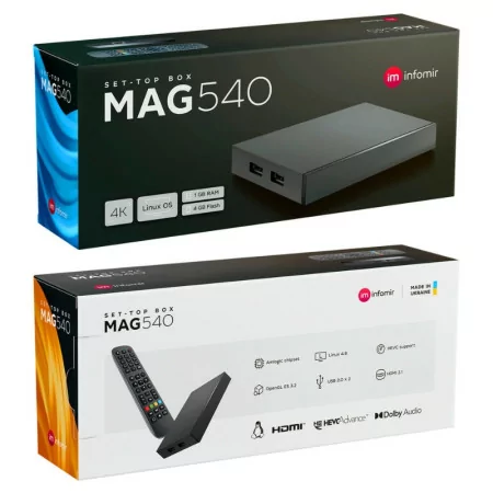 MAG 540 - Box IPTV - Linux 4K