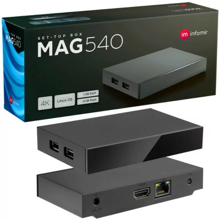 Mag 540 - Box IPTV - Linux 4K