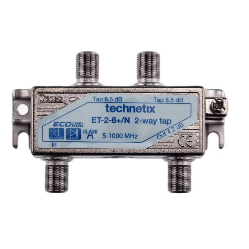 Derivador Dig. 2 vias 8 dB, Technetix - ET-2-8+/N