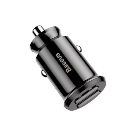 Cargador de Isqueiro Baseus 2x USB - Negro