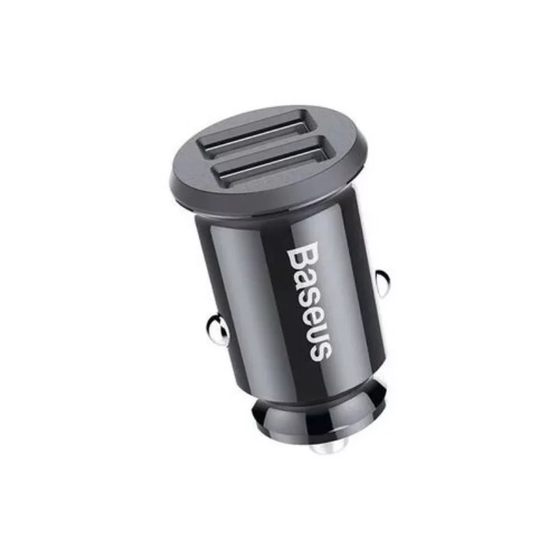 Cargador de Isqueiro Baseus 2x USB - Negro
