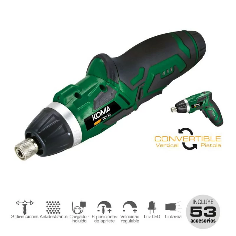 Aparafusadora a Bateria KOMA TOOLS - 3.6V - 1300mAh - 08723