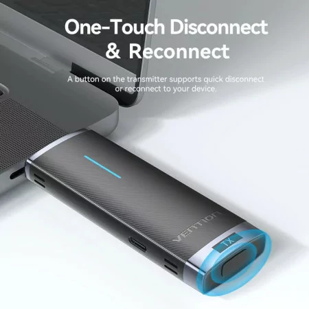 Transmissor e Receptor HDMI Inalámbrico Vention - Extensor 40M - ADCB0