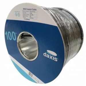 Cabo Coaxial Iberosat RG 6 ITED Branco 100mt