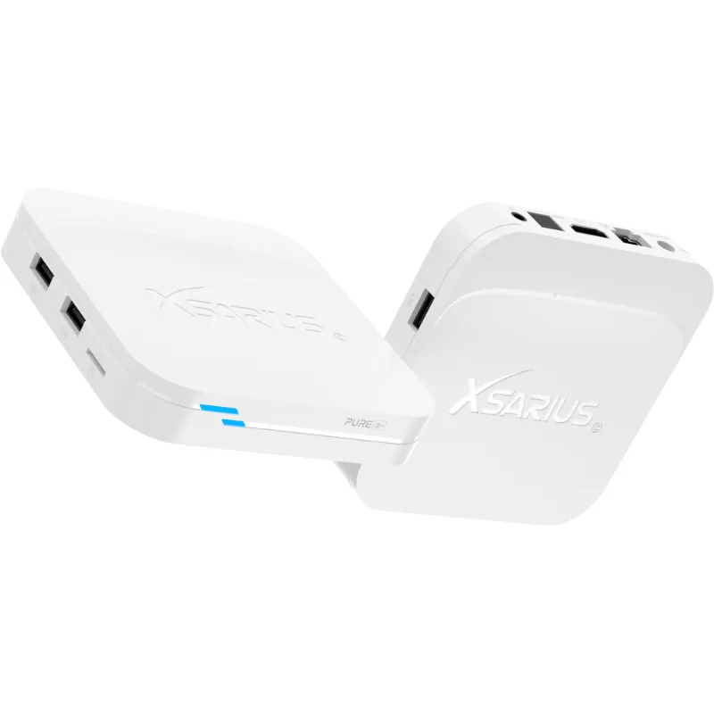 Box Android IPTV - Xsarius Pure 3+ 2GB/16GB UHD 4K - Branca