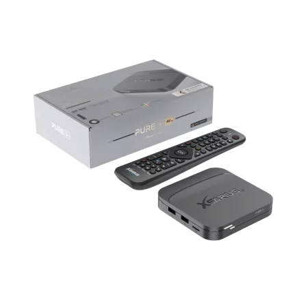 Box Android IPTV - Xsarius Pure 3+ 2GB/16GB UHD 4K - Preto