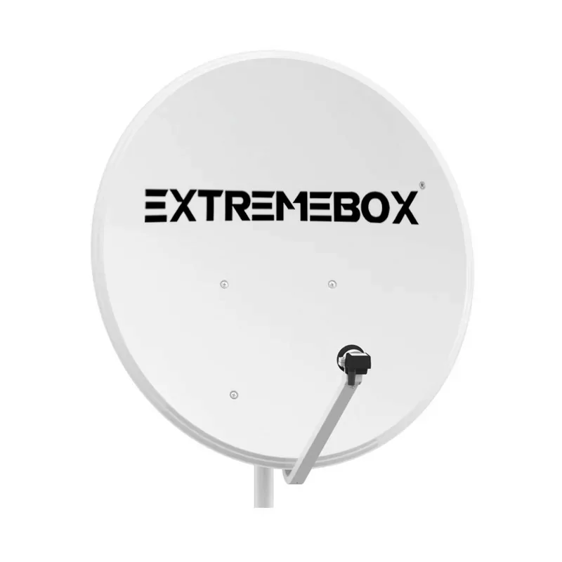 Kit Antena Parabólica 60cm Ferro + Suporte Parede + LNB