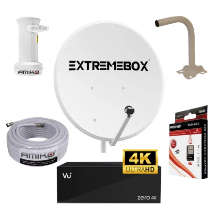 Kit de TV Satélite 4K Enigma 2 - Vu+Zero 4K