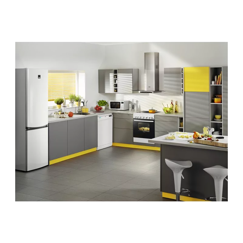 Fogão Vitrocerâmica Zanussi - 4 Zonas - 56L - Branco - ZCV65201WA