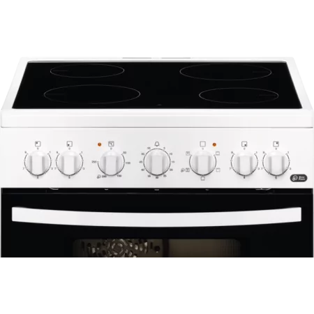 Cocina Vitrocerámica Zanussi - 4 Zonas - 56L - Blanco - ZCV65201WA