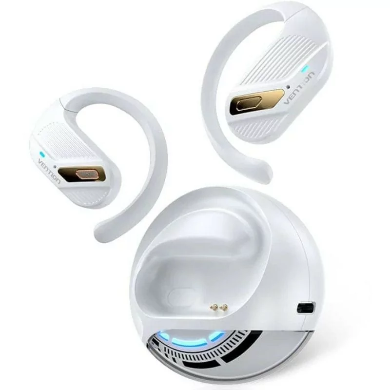 Auriculares Desportivos Bluetooth - Vention OpenBeat O12 - Open Ear - Branco Auriculares Desportivos Bluetooth - Vention OpenBeat O12 - Open Ear - Branco