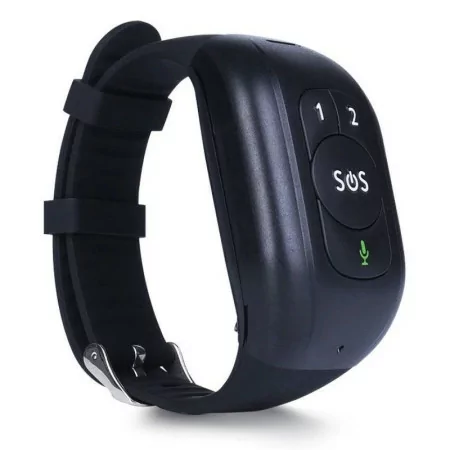 Smart Band Senior Leotec 4G - Nano SIM - (GPS - Ritmo Cardiaco - Pedómetro - Chamadas - Anti Queda) - Negro