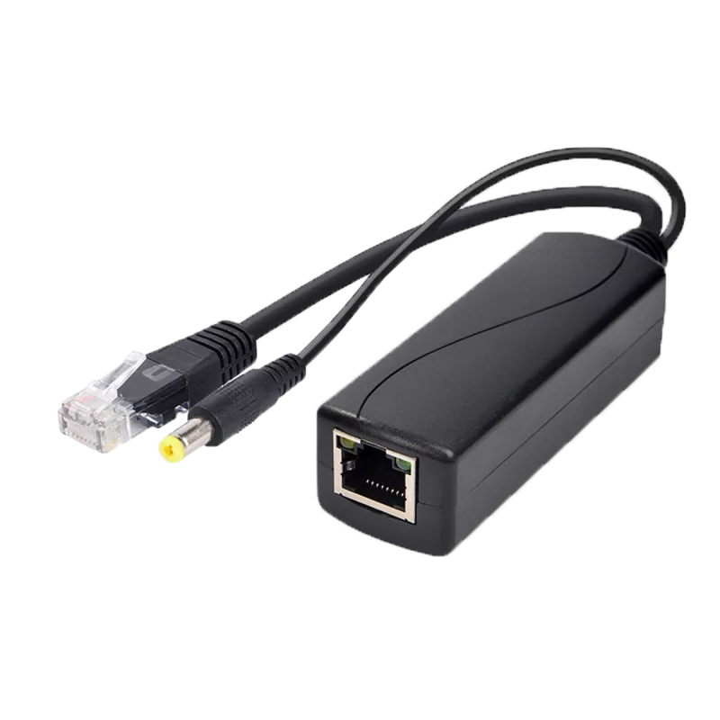 PoE Splitter - Para cámaras IP no PoE - Entrada RJ45