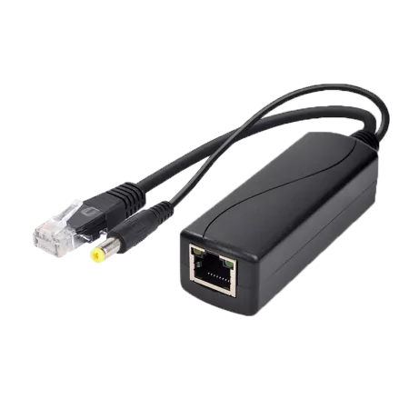 PoE Splitter - Para cámaras IP no PoE - Entrada RJ45