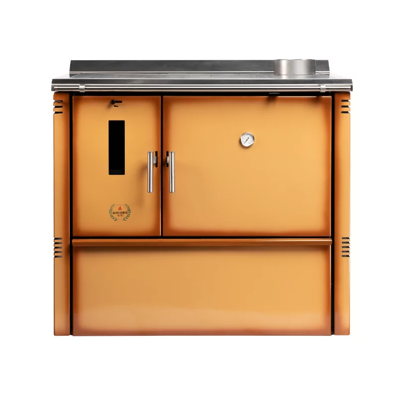 Oliveirinha Wood Stove - Brown Enamelled