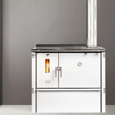 Oliveirinha Wood Stove - White Enamelled