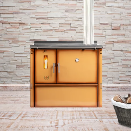 Oliveirinha Wood Stove - Brown Enamelled