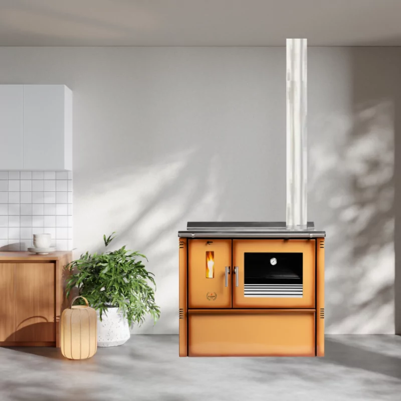 Cocina de Leña Oliveirinha - Esmaltado Marrón PV
